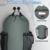 BALEINE 120L Laundry Bag Backpack, 900D Oxford Fabric Large Travel Laundry Bags with Shoulder Straps and 2 Mesh Pockets for College Dorm, Apartment, Laundromat (Gray, 120L)(Dark Grey)