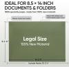 BALEINE 16PK Hanging File Folders, Letter Size Hanging Folders with 1/5-Cut Tabs for Filing Cabinets, File Boxes (16PK, Letter Size)(For 8.5×14 Legal Size)