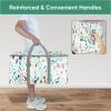 BALEINE 6-Pack Oversized Moving Bags with Reinforced Handles, Heavy-Duty Storage Tote for Clothes, Moving Supplies (Clear, 6-Pack)(Mosaic)