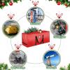 BALEINE 7.5 ft Christmas Tree Storage Bag, Heavy Duty Extra Large Artificial Christmas Tree Bag with Reinforced Handles and Dual Zippers Wide Opening (Gray, 7.5 ft)(Red)