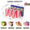 BALEINE 8 Pack Pantry Organizers and Storage Bins + PET Plexiglass Sheets 6 Pack