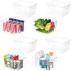 BALEINE 8 Pack Pantry Organizers and Storage Bins + PET Plexiglass Sheets 6 Pack