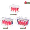 BALEINE Clear Stackable Storage Bins with Lids, Plastic Containers with Handle for Pantry Organizers and Storage, Plastic Bins for Fridge, Kitchen, Bathroom, Cabinet (13×7.4×7, 8PK)(6)