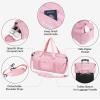 BALEINE Gym Bag for Women and Men, Duffel Bag for Sports, Gyms and Weekend Getaway, Waterproof Dufflebag with Shoe and Wet Clothes Compartments, Lightweight Carryon Gymbag (Green)(Pink)