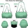 BALEINE Gym Bag for Women and Men, Duffel Bag for Sports, Gyms and Weekend Getaway, Waterproof Dufflebag with Shoe and Wet Clothes Compartments, Lightweight Carryon Gymbag (Green)(Green)
