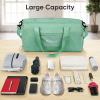 BALEINE Gym Bag for Women and Men, Duffel Bag for Sports, Gyms and Weekend Getaway, Waterproof Dufflebag with Shoe and Wet Clothes Compartments, Lightweight Carryon Gymbag (Green)(Green)