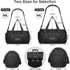 BALEINE Gym Bag for Women and Men, Duffel Bag for Sports, Gyms and Weekend Getaway, Waterproof Dufflebag with Shoe and Wet Clothes Compartments, Lightweight Carryon Gymbag (Green)(Black)