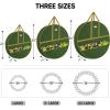 BALEINE Premium Wreath Storage Container, Oxford Christmas Wreath Storage Bags with Durable Tarp Material and Reinforced Handle for Holiday Xmas (Red, 24″)(Green)
