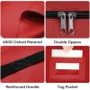BALEINE Premium Wreath Storage Container, Oxford Christmas Wreath Storage Bags with Durable Tarp Material and Reinforced Handle for Holiday Xmas (Red, 24″)(Red)
