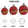 BALEINE Premium Wreath Storage Container, Oxford Christmas Wreath Storage Bags with Durable Tarp Material and Reinforced Handle for Holiday Xmas (Red, 24″)(Red)