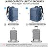 BALEINE Travel Backpack for Women Men, Large Sturdy Carry On Laptop Backpack Gifts for Business, Casual, Weekender, Hiking (XL, Dusty Blue)(Dusty Blue)