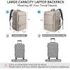 BALEINE Travel Backpack for Women Men, Large Sturdy Carry On Laptop Backpack Gifts for Business, Casual, Weekender, Hiking (XL, Dusty Blue)(Khaki)