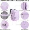 BALEINE Travel Backpack for Women Men, Large Sturdy Carry On Laptop Backpack Gifts for Business, Casual, Weekender, Hiking (XL, Dusty Blue)(Lavender)