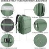 BALEINE Travel Backpack for Women Men, Large Sturdy Carry On Laptop Backpack Gifts for Business, Casual, Weekender, Hiking (XL, Dusty Blue)(Olive Green)