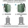 BALEINE Travel Backpack for Women Men, Large Sturdy Carry On Laptop Backpack Gifts for Business, Casual, Weekender, Hiking (XL, Dusty Blue)(Olive Green)