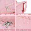 BALEINE Travel Tote Bag for Women, Weekender Carry-on Tote, Large Duffel Bag Gym Bag Overnight Bag with Wet Compartment(Pink)