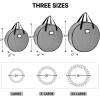 BALEINE Wreath Storage Container, 2 Pack Christmas Wreath Storage Bag with Tear Resistant PE Material and Reinforced Handle for Holiday Xmas (Green, 30″x8″)(Grey)