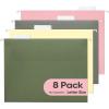 BALEINE 16PK Hanging File Folders, Letter Size Hanging Folders with 1/5-Cut Tabs for Filing Cabinets, File Boxes (16PK, Letter Size)(For 8.5×11 Letter Size)