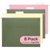 BALEINE 16PK Hanging File Folders, Letter Size Hanging Folders with 1/5-Cut Tabs for Filing Cabinets, File Boxes (16PK, Letter Size)(For 8.5×14 Legal Size)