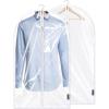 BALEINE 40” Translucent Garment Bags, 12 Packs PEVA Dress Bag for Closet Clothes Dresses Suit Coats Storage (White, 12PK)(Clear)