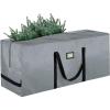 BALEINE 7.5 ft Christmas Tree Storage Bag, Heavy Duty Extra Large Artificial Christmas Tree Bag with Reinforced Handles and Dual Zippers Wide Opening (Gray, 7.5 ft)(Gray)