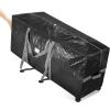 BALEINE 7.5 ft Rolling Christmas Tree Storage Bag, 2 Swivel Wheels for Easy Moving, Heavy Duty Extra Large Artificial Christmas Tree Bag with Reinforced Carry Handles and Fixed Buckle (Black)(Black)