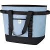 BALEINE Large 45-Can Cooler Bags Insulated, PEVA Soft Cooler Tote Bag, Insulated Grocery Bags with Zippered Top (10.5 Gallon,Pink)(Teal)