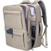 BALEINE Travel Backpack for Women Men, Large Sturdy Carry On Laptop Backpack Gifts for Business, Casual, Weekender, Hiking (XL, Dusty Blue)(Khaki)