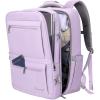 BALEINE Travel Backpack for Women Men, Large Sturdy Carry On Laptop Backpack Gifts for Business, Casual, Weekender, Hiking (XL, Dusty Blue)(Lavender)