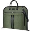 BALEINE Travel Garment Bag, Travel Suit Bag for Men, 42” Waterproof Carry on Garment Bag for Hanging Clothes, Garment Duffel Bag for Travel Business (Brown)(Green)