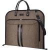 BALEINE Travel Garment Bag, Travel Suit Bag for Men, 42” Waterproof Carry on Garment Bag for Hanging Clothes, Garment Duffel Bag for Travel Business (Brown)(Brown)
