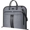 BALEINE Travel Garment Bag, Travel Suit Bag for Men, 42” Waterproof Carry on Garment Bag for Hanging Clothes, Garment Duffel Bag for Travel Business (Brown)(Grey)