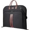 BALEINE Travel Garment Bag, Travel Suit Bag for Men, 42” Waterproof Carry on Garment Bag for Hanging Clothes, Garment Duffel Bag for Travel Business (Brown)(Black)