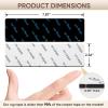 BALEINE 16PCS Rug Tape, Double Sided Non Slip Rug Gripper for Hardwood Floors, Reusable Gripper Prevent Sliding, Washable Carpet Tape for Area Rugs (Rectangular)(8)