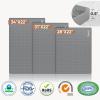 BALEINE 28”×22” Under Sink Mat, Waterproof Food Grade Silicone Undersink Mat, Cabinet Shelf Drip Tray, Under Sink Liner for Kitchen, Bathroom (Blue)(Gray)