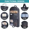 BALEINE 42” Garment Bag with 3 Storage Pockets, Double Zip Top Opening, 5″ Side Widened Travel Bag for Dresses, Suit, Coats Travel Essential (1 Pack)