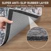 BALEINE 8×10 Ft Non Slip Rug Pad Gripper, 1/4″ Thick Felt and Rubber Gripper Backing, Shock Absorbing Carpet Pad, Safe for All Floors (8×10 Ft)