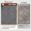 BALEINE 8×10 Ft Non Slip Rug Pad Gripper, 1/4″ Thick Felt and Rubber Gripper Backing, Shock Absorbing Carpet Pad, Safe for All Floors (8×10 Ft)