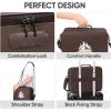 BALEINE Fireproof Document Box with Lock, Portable Fireproof Document Bag Waterproof Fire Proof File Boxes for Documents, File Organizer Box for Important Paperwork (Black, 15”x11”x4”)(Brown)