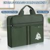 BALEINE Fireproof Document Organizer with Handle, 12 Pockets PVC Accordion File Organizer with Labels, Waterproof Fireproof Document Bag for A4/Letter Files in Travel, Office, Home (Pink)(Green)
