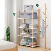 BALEINE Storage Bins with Lids, Foldable Linen Fabric Storage Boxes with Lids, Collapsible Closet Organizer Containers with Cover for Home Bedroom Office (5pack Gray Extra Large)