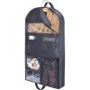 BALEINE 42” Garment Bag with 3 Storage Pockets, Double Zip Top Opening, 5″ Side Widened Travel Bag for Dresses, Suit, Coats Travel Essential (1 Pack)