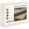 BALEINE Non Slip Rug Pad Rug Gripper for Hardwood Floors, Extra Thick Non Slip Mat Under Carpet (9’x12′)(2′ x 10′ (Rectangular))