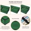 BALEINE Wrapping Paper Storage Organizer, 40″ Durable 600D Oxford Fabric Gift Wrap Storage Bag with Flexible Partitions for Ribbon, Holiday Accessories (Green)(Green)