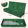 BALEINE Wrapping Paper Storage Organizer, 40″ Durable 600D Oxford Fabric Gift Wrap Storage Bag with Flexible Partitions for Ribbon, Holiday Accessories (Green)(Green)