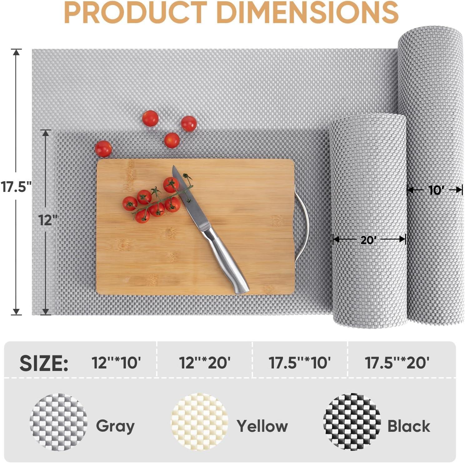 imageBALEINE 6 PK Refrigerator Organizers Cabinet Liner