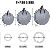 BALEINE 1 Pack Wreath Storage Container, Christmas Wreath Storage Bag with Reinforced Handle for Holiday Xmas (Grey, 36″X8″)(Green)