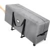 BALEINE 7.5 ft Rolling Christmas Tree Storage Bag, 2 Swivel Wheels for Easy Moving, Heavy Duty 600D Oxford Fabric Extra Large Artificial Christmas Tree Bag with Reinforced Carry Handles (Black)(Grey)
