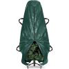 BALEINE Upright Christmas Tree Storage Bag, 7.5 ft Tear Resistant PE Material Christmas Tree Bag with 4 Reinforced Handles for Xmas Holiday (Green)(Green)