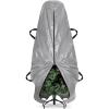 BALEINE Upright Christmas Tree Storage Bag, 7.5 ft Tear Resistant PE Material Christmas Tree Bag with 4 Reinforced Handles for Xmas Holiday (Green)(Grey)